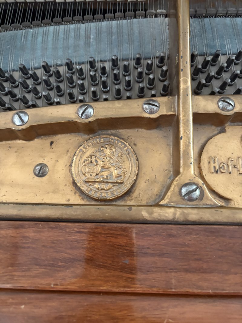 Exceptional Quality Antique C.Bechstein Victorian Rosewood Boudoir Grand Piano Model V (1898) - Image 19